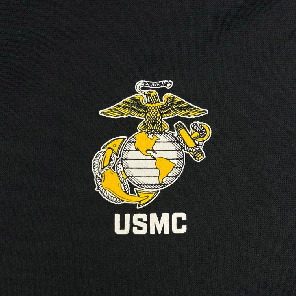 Marines Under Armour Left Chest EGA Tech T-Shirt (Black)