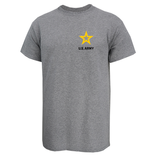 Army Star Left Chest USA Made T-Shirt