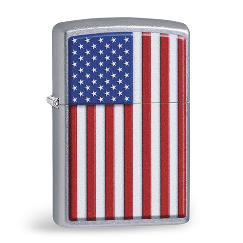American Flag Chrome Color Zippo Lighter
