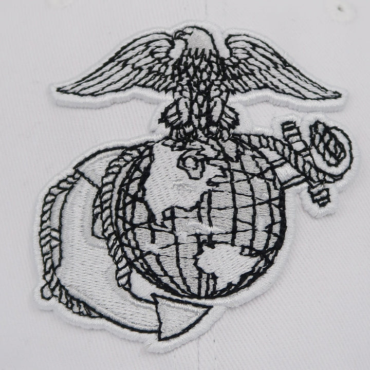 USMC EAGLE GLOBE AND ANCHOR HAT (WHITE) 1