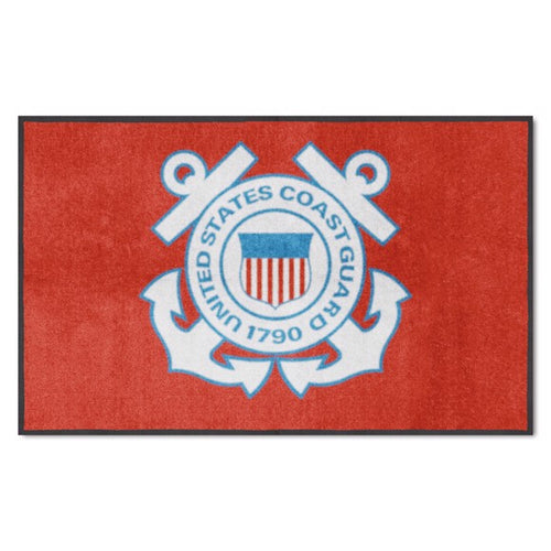 U.S. Coast Guard 4X6 Logo Mat - Landscape