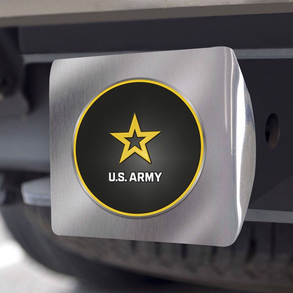 U.S. Army Hitch Cover (Chrome/Yellow)