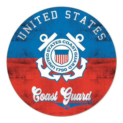 Circle Retro Multi Coast Guard (20x20)