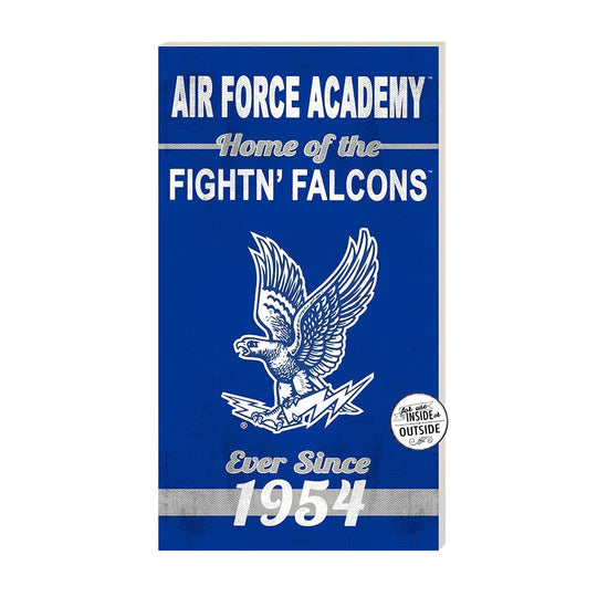 Indoor Outdoor Sign Home of the Air Force Academy Falcons (11x20)