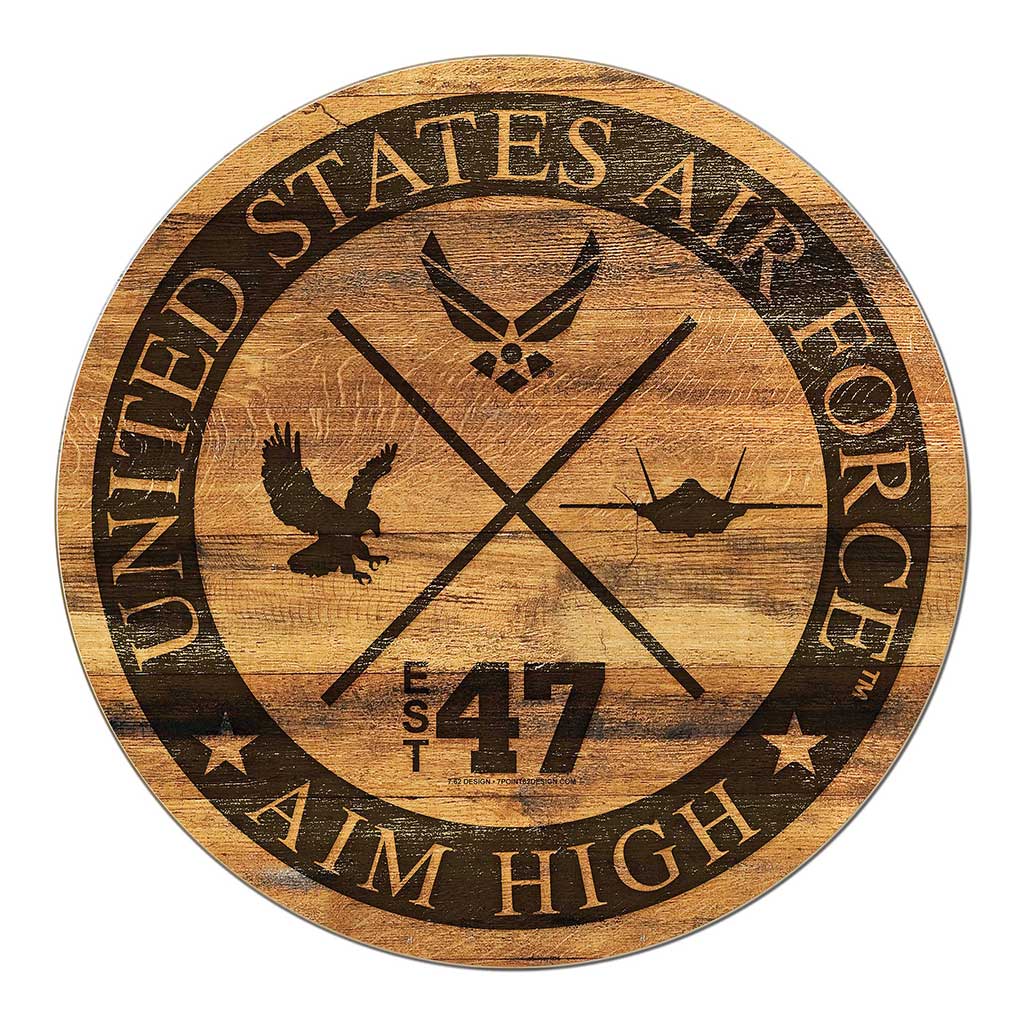 United States Air Force Logo Sign 2 (12x12)