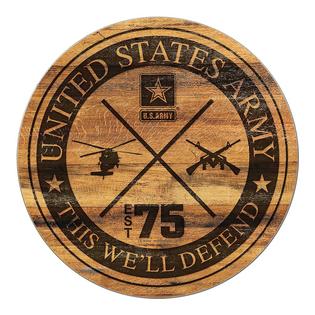 United States Army Defend Sign (12x12)