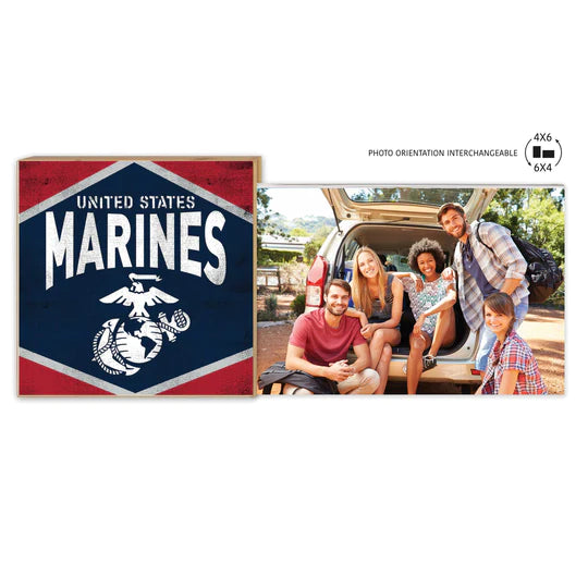 Marines Retro Diamond Floating Picture Frame