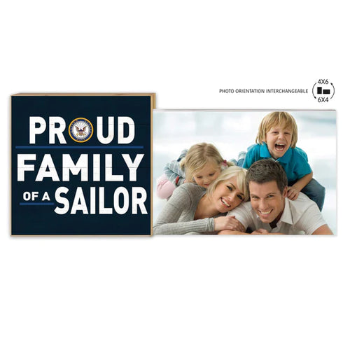 Navy Floating Picture Frame Military Proud Family