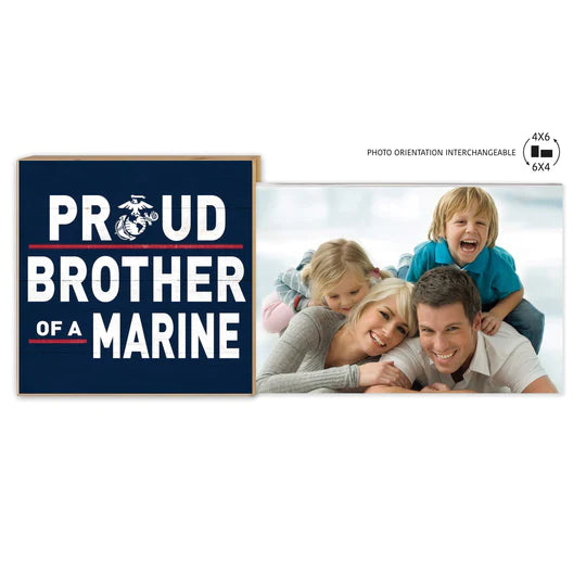 Marines Floating Picture Frame Military Proud Brother