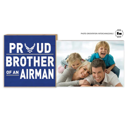 Air Force Floating Picture Frame Military Proud Brother