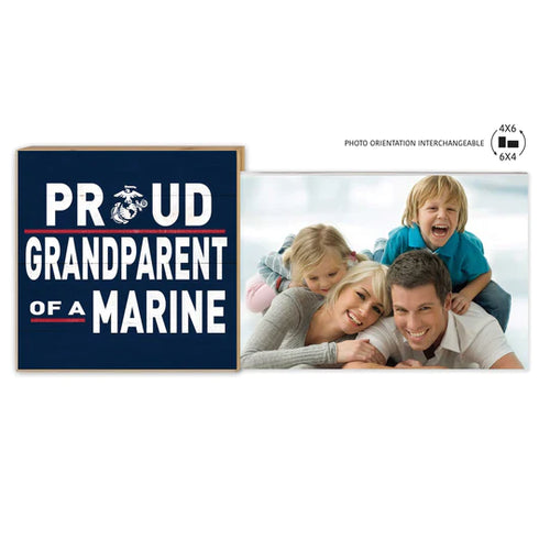 Marines Floating Picture Frame Military Proud Grandparent