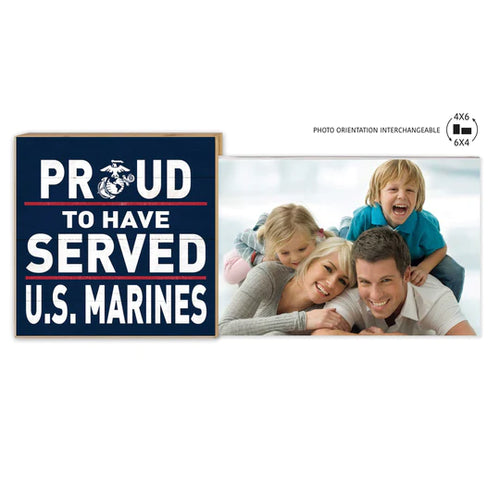 Marines Proud to Serve Floating Picture Frame