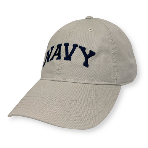 Navy Arch Low Pro Hat (Stone)