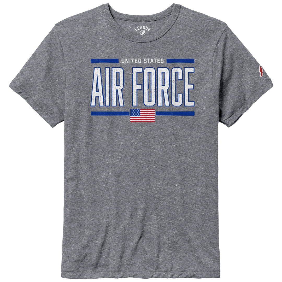 United States Air Force Flag Vintage T-Shirt (Grey)