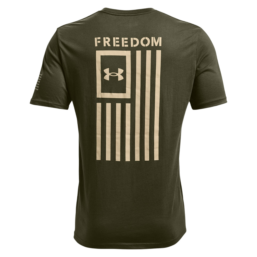 Under Armour Freedom Flag T-Shirt (OD Green/Sand)