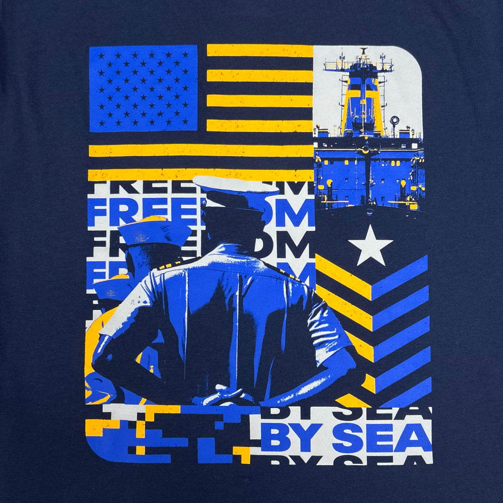 Navy Under Armour Freedom By Sea T-Shirt (Navy)