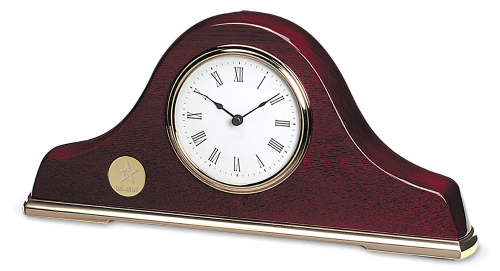 Army Star Napoleon III Mantle Clock (Gold)*