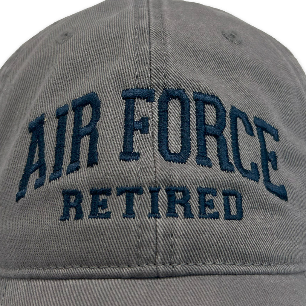 Air Force Retired Relaxed Twill Hat (Grey)