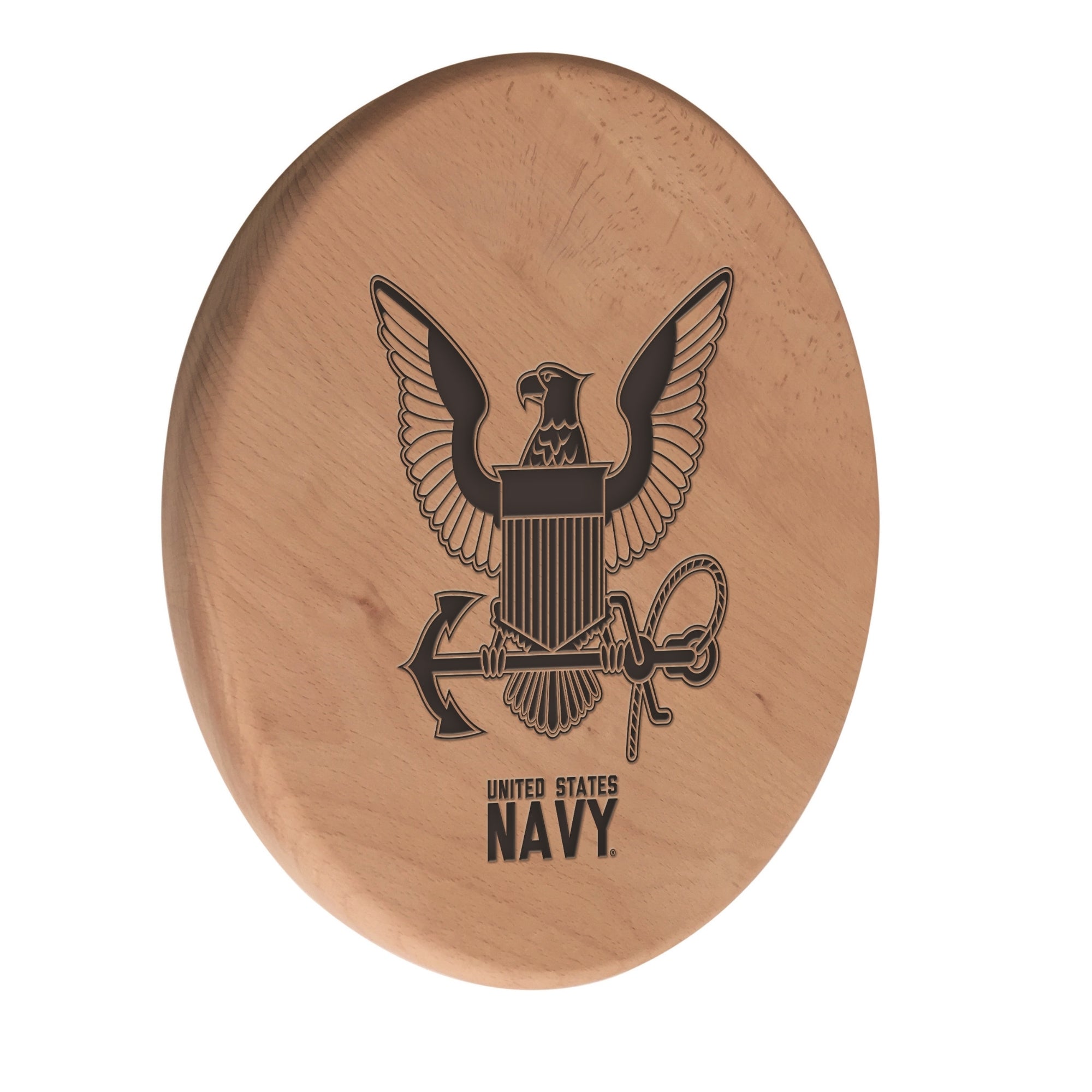 United States Navy Laser Engraved Solid Wood Sign