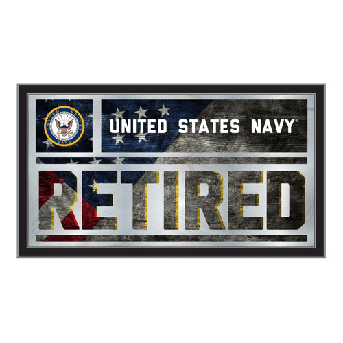 United States Navy Retired Wall Mirror