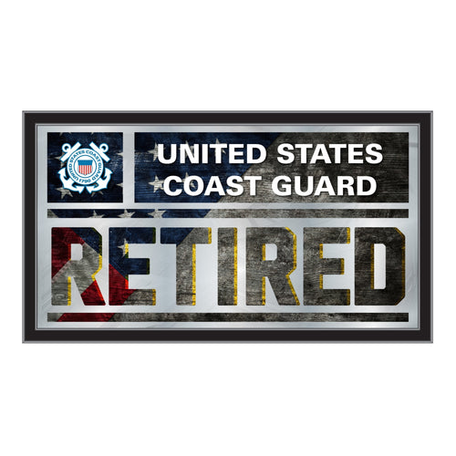 United States Coast Guard Retired Wall Mirror