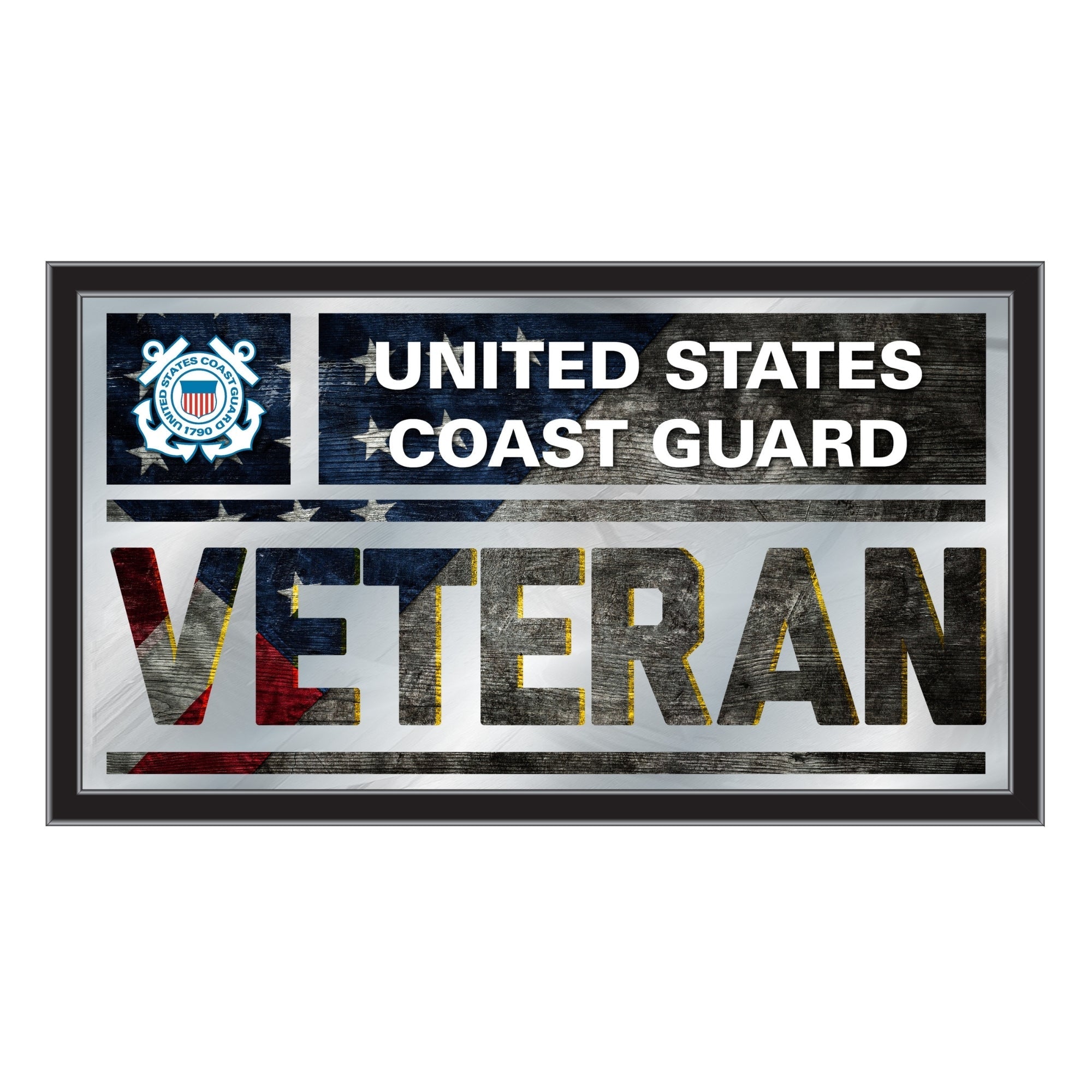 United States Coast Guard Veteran Wall Mirror*