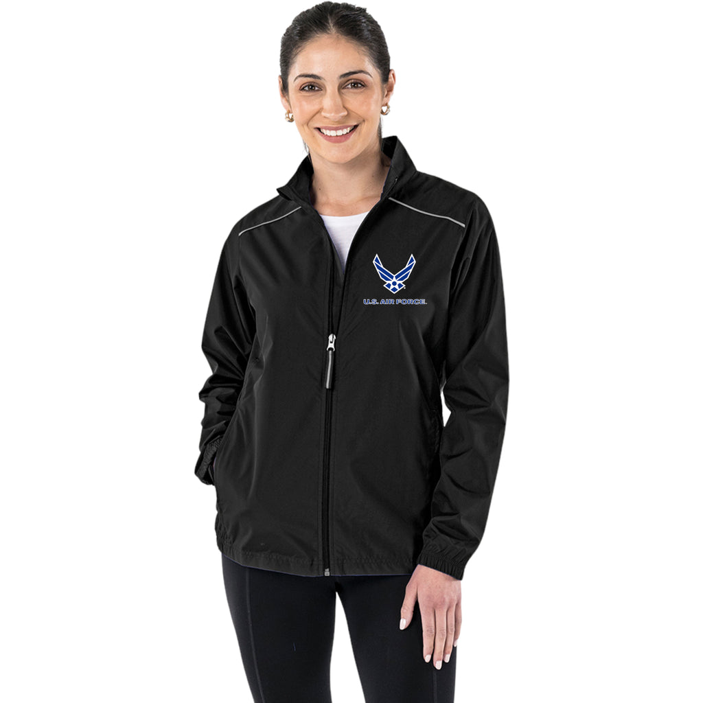Air Force Wings Ladies Pack-N-Go Full Zip Jacket