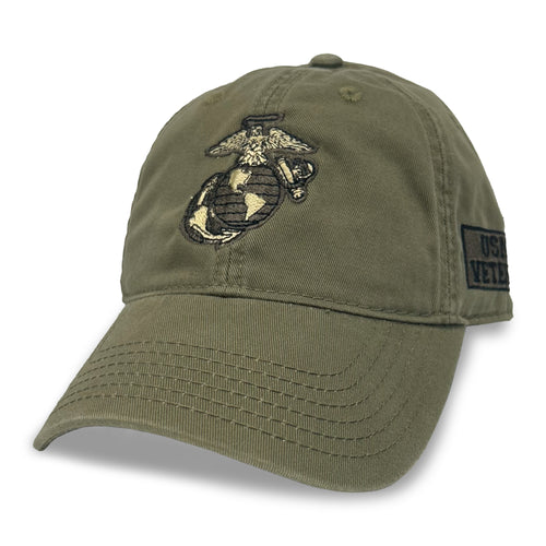 USMC EGA Veteran Twill Hat (Moss)