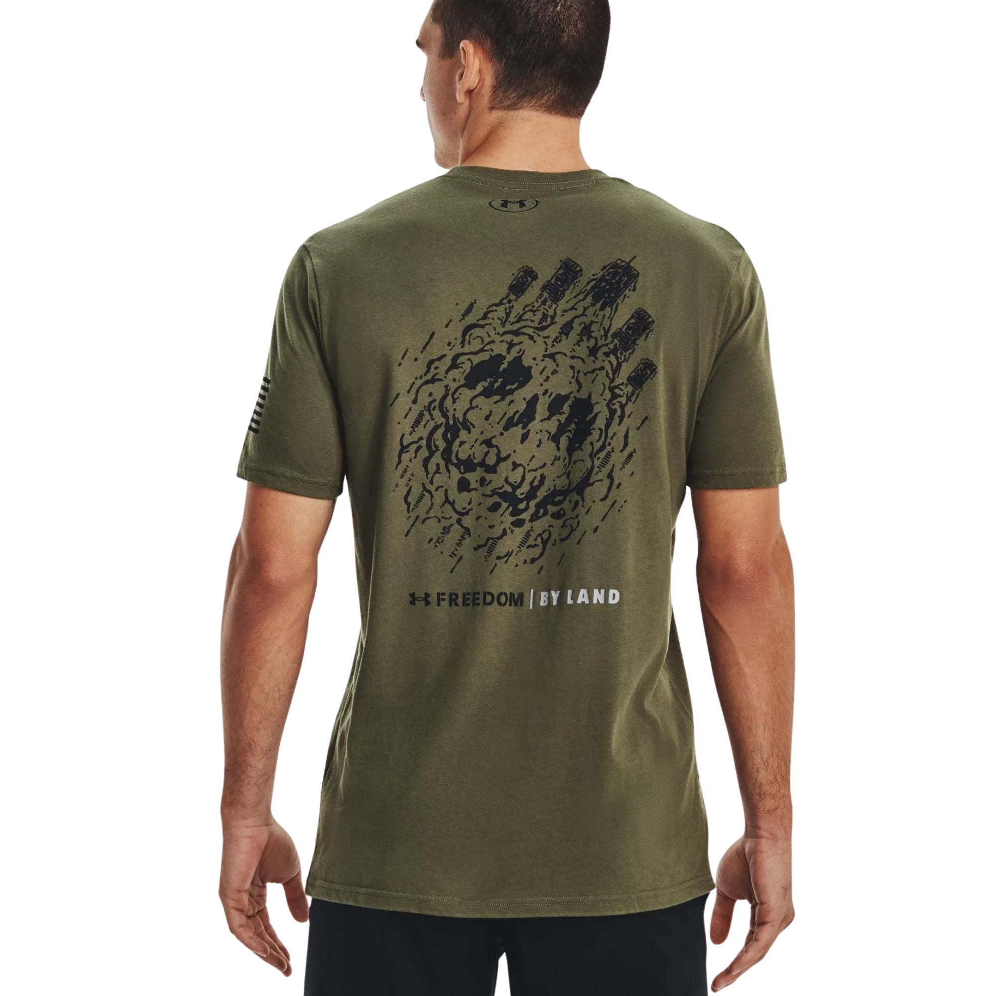 Under Armour Freedom By Land T-Shirt (OD Green)