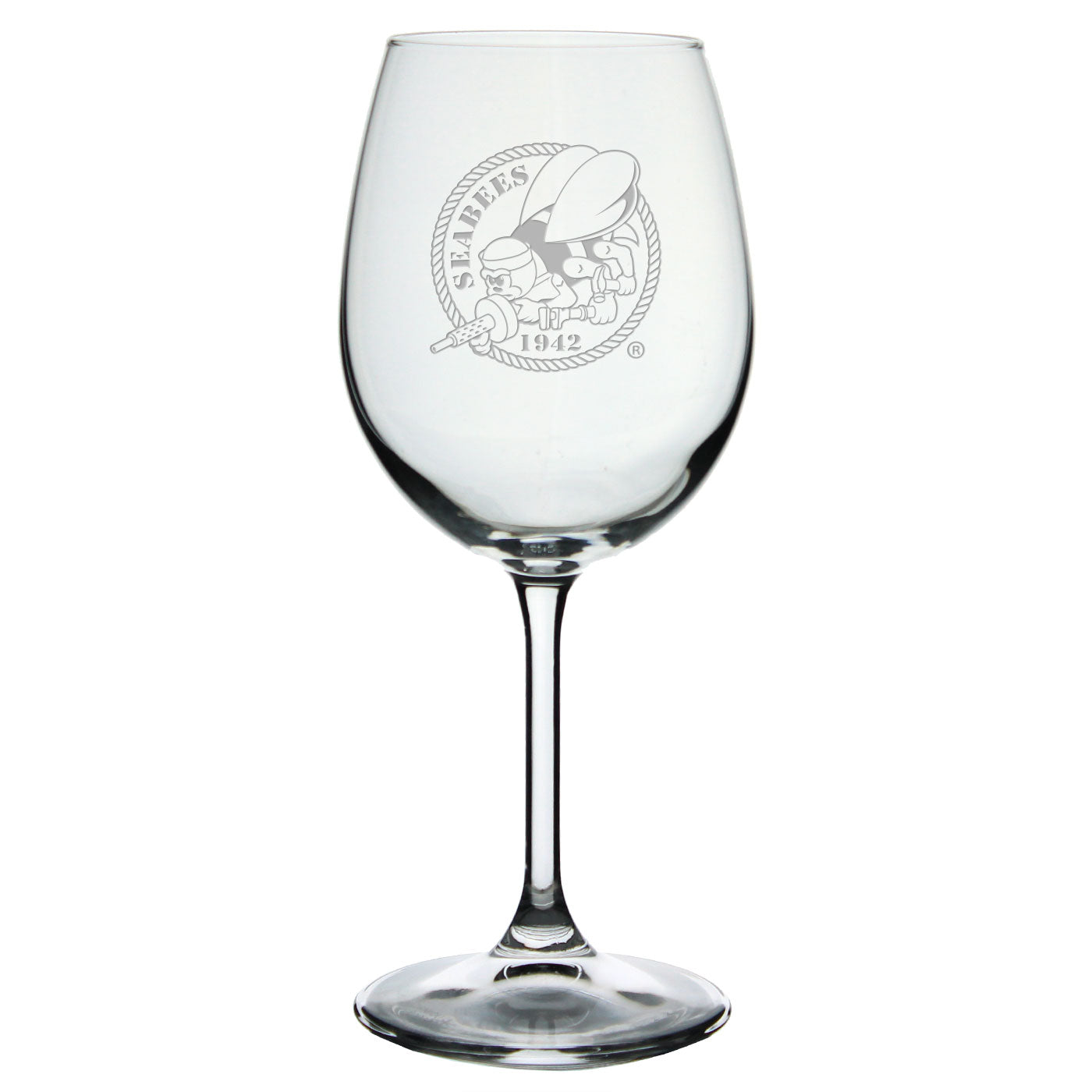 Seabees 16oz Wine Glass