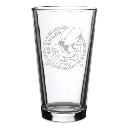 Seabees 16oz Pint Glass