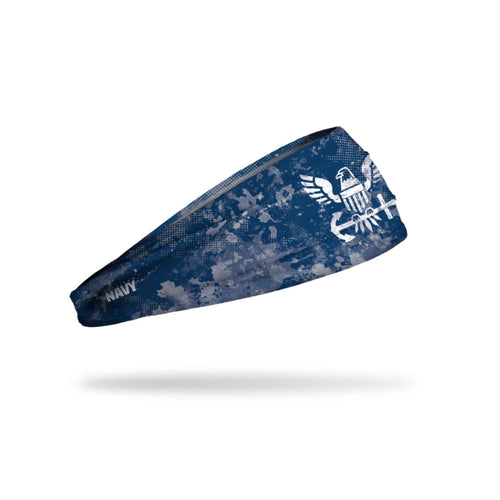 Navy Grunge Headband (Camo)