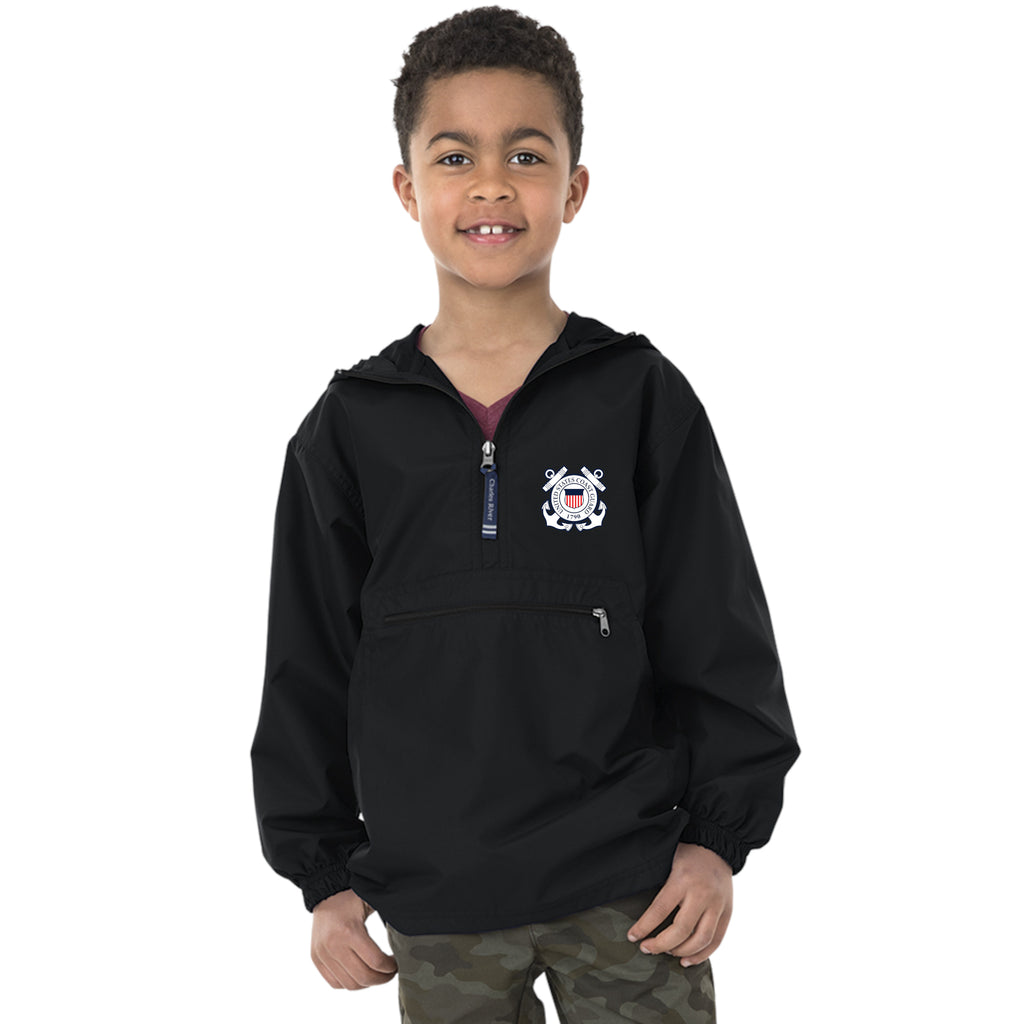 Coast Guard Seal Youth Pack-N-Go Pullover