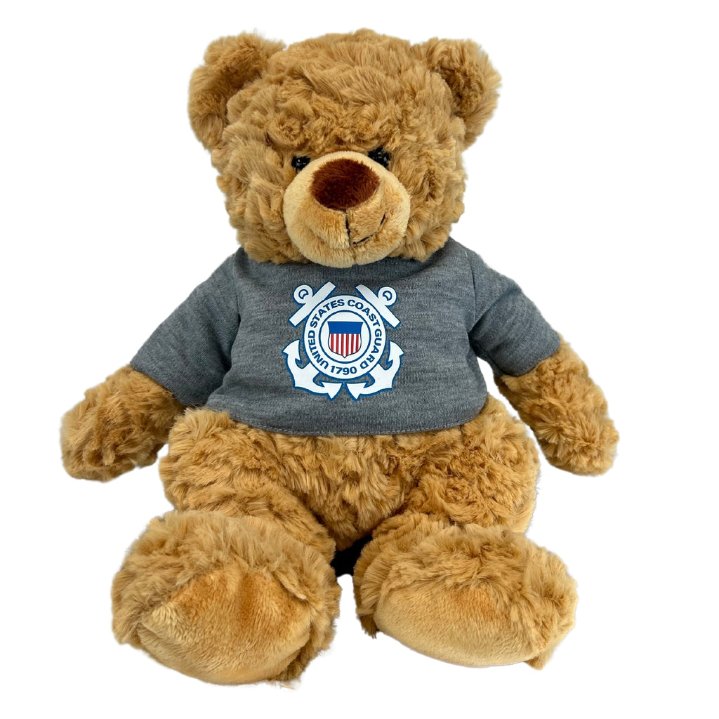 Coast Guard Cuddle Buddies Bear (Brown)