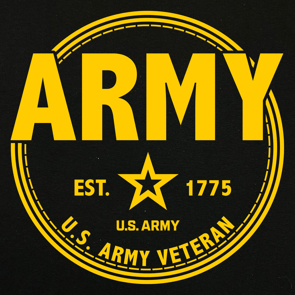 Army Veteran Left Chest T-Shirt
