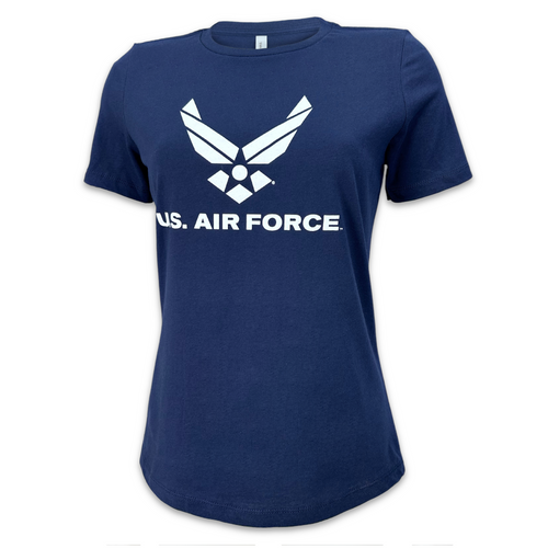 Air Force Ladies Logo Core T-Shirt (Navy)