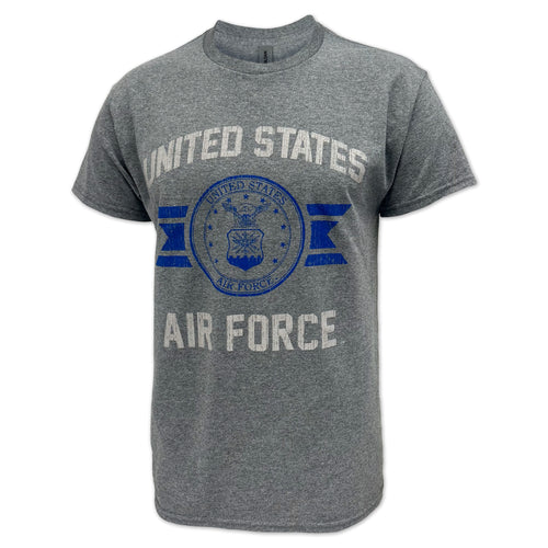 Air Force Vintage Basic Seal T-Shirt (Grey)