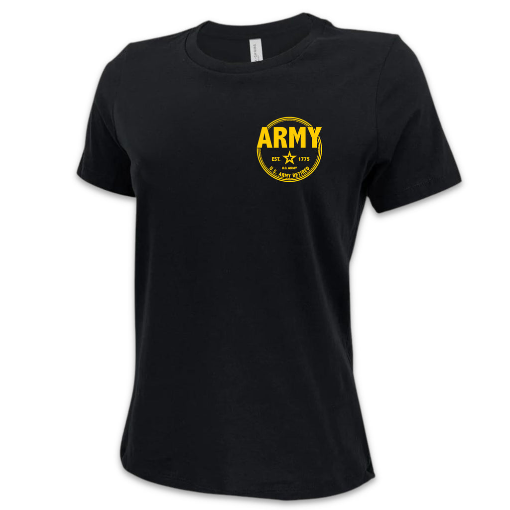 Army Retired Ladies T-Shirt