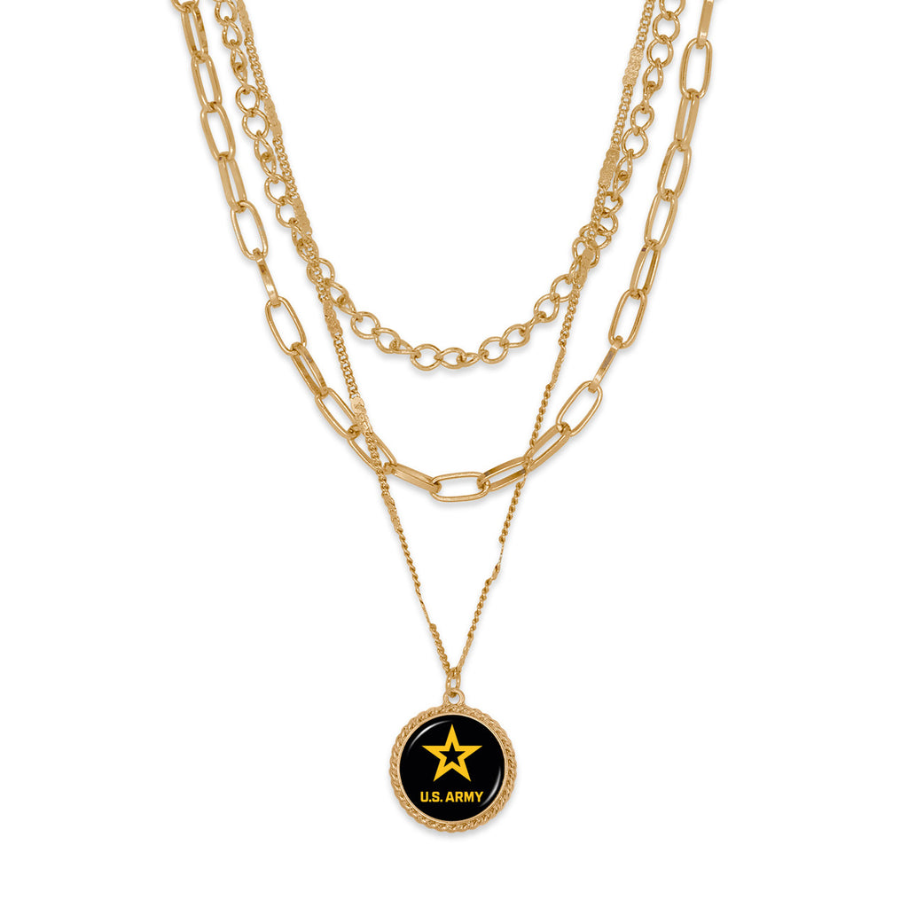 U.S. Army Star Sydney Necklace (Gold)