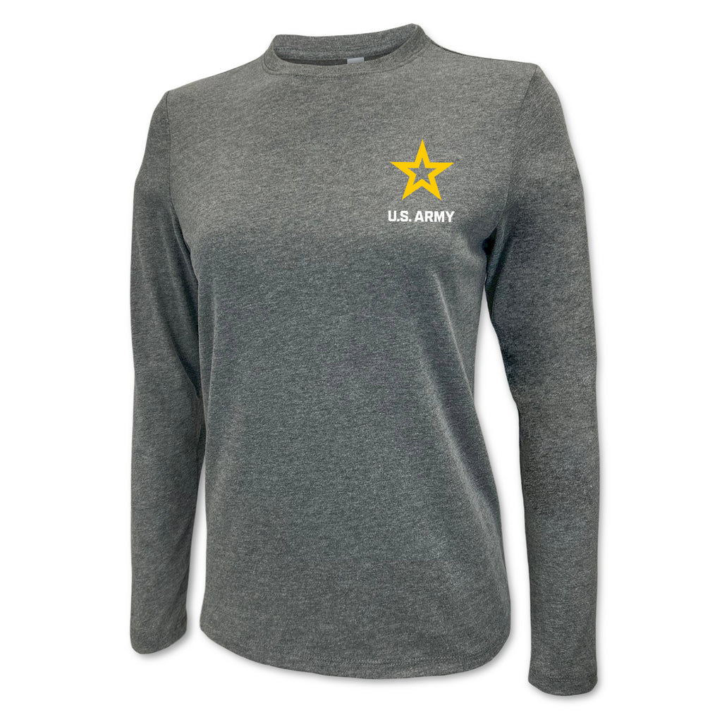 Army Star Ladies Left Chest Long Sleeve