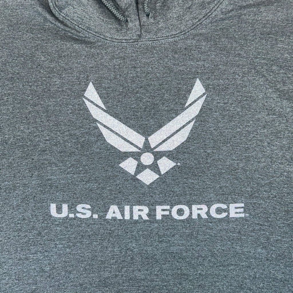 Air Force Reflective Logo Hood (Charcoal)