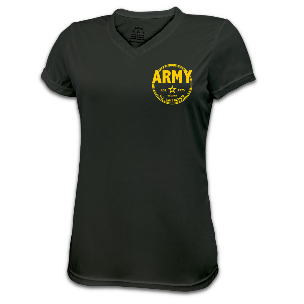 Army Ladies Retired Performance T-Shirt