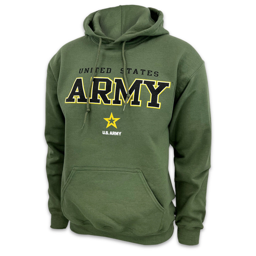 United States Army Block Star Hood (OD Green)
