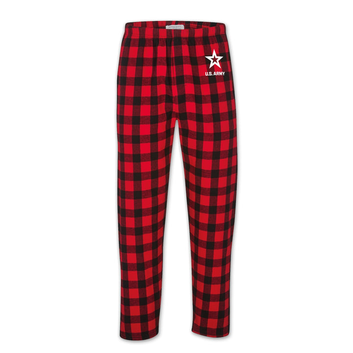 Army Star Buffalo Check Flannel Pants