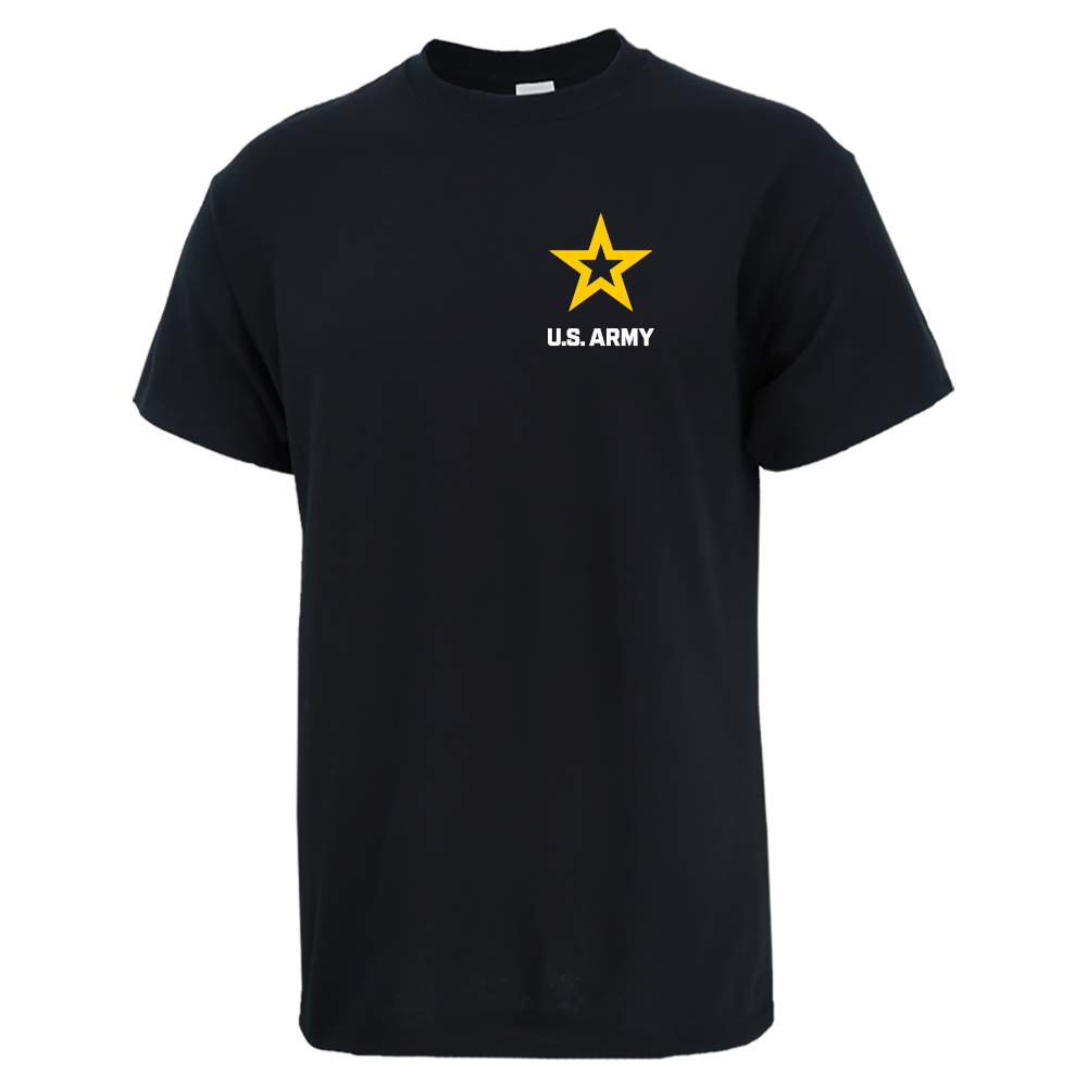 Army Star Left Chest T-Shirt