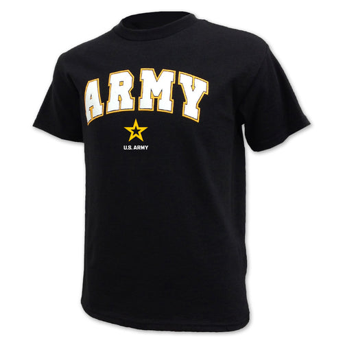 Army Youth Arch Star T-Shirt (Black)