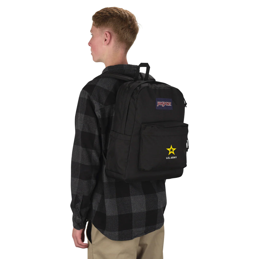 Army JanSport Superbreak Plus Backpack (Black)