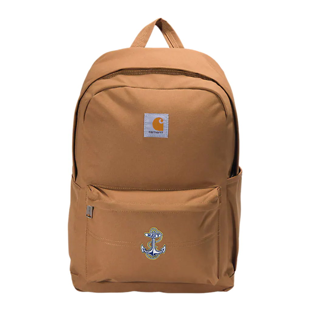 Navy Carhartt Classic Laptop Daypack (Brown)