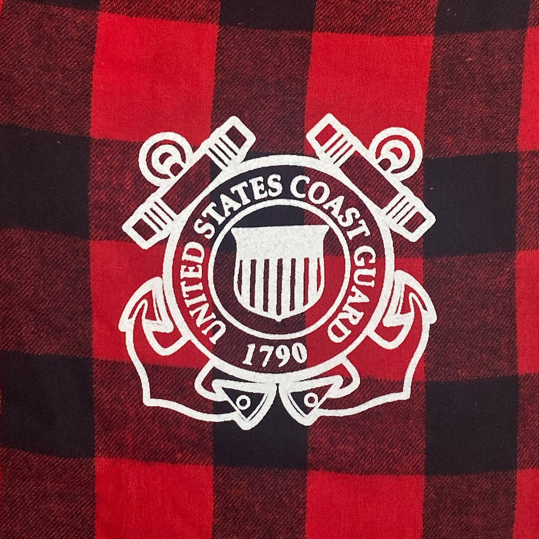 Coast Guard Seal Buffalo Check Flannel Pants