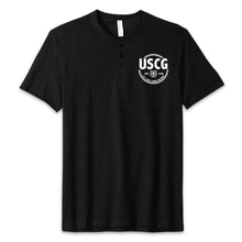 Load image into Gallery viewer, Coast Guard Veteran Mens Henley T-Shirt